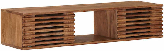 TV Stand Metal & Natural Wood L105xW30xH22.5cm