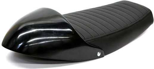 C-racer Седло Капак За Пътник Мотоциклет Yamaha Sr400/500 Pre Fi Модели Черно C-racer Sr400/500 Flat & Cowl Seat Black