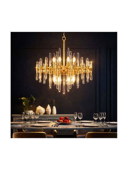 Alista Home Chandelier 6xE14 with Crystals Gold AT1CT-IM1P-HT2L-CC850/480GD