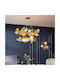 Alista Home Candelabru 12xE14 Ø80cm cu Cristale Auriu AT1CT-IM1P-HT2L-CM260/400+800GD