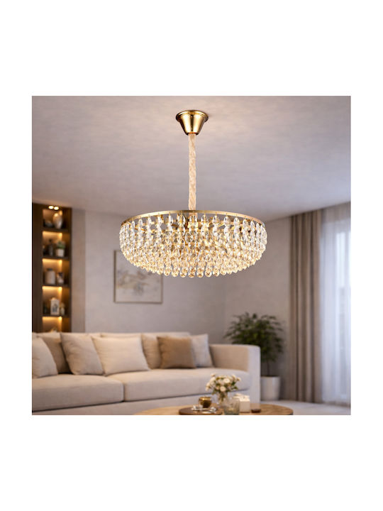 Alista Home Chandelier 12xE14 with Crystals Gold AT1CT-IM1P-HT2L-CC1677/600GD