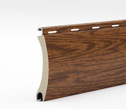 Set 5 Aluminum Slats 39 Mm Wenge 1m