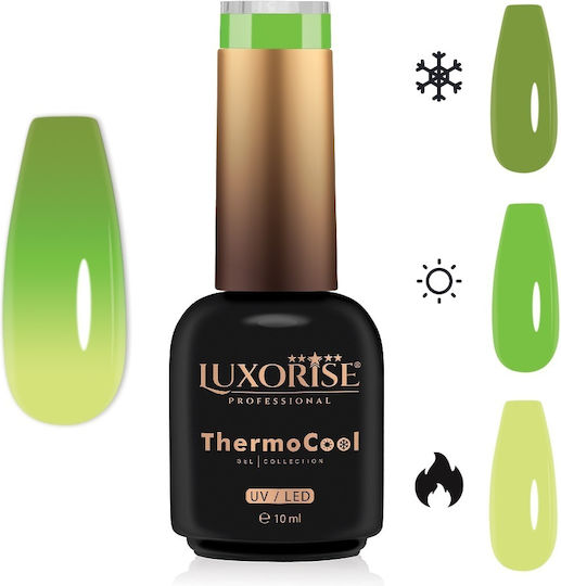 Luxorise Thermocool Thermal Semi-permanent Nail Polish 3 Colors Citrus Cooler 10ml