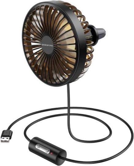 Car Fan Borofone Dbf11 3 Speeds Vehicle Cabin
