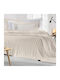 Guy Laroche Κουverlí King Size Baumwolle Natur Sand 270x250cm