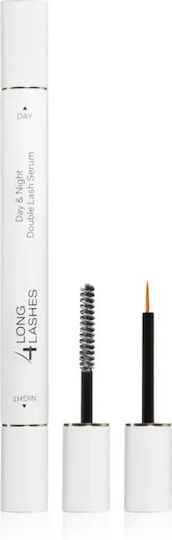 Regenerierendes Wimpernwachstumsserum Double Long4Lashes Tag & Nacht Double Serum 2× 3 Ml