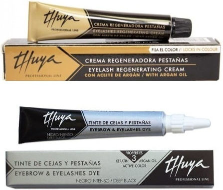 Thuya Vopsea Pentru Sprâncene Și Gene Highlighter În Culoare Neagră 2 Bucăți