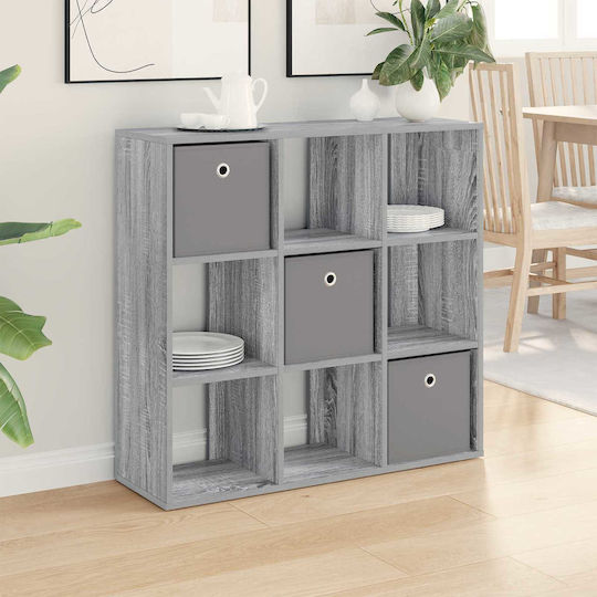 Wooden Storage Drawers with 3 Drawers M88.5xW29xH84.5cm