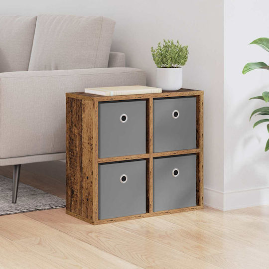 Living Room Cabinet Made of Particle Board Old Wood 49.5x22x47cm
