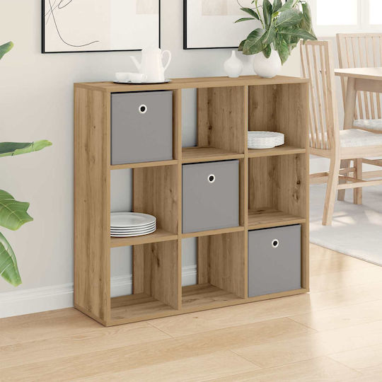 Ντουλάπι Σαλονιού από Μοριοσανίδα Artisan Oak 88.5x29x84.5cm