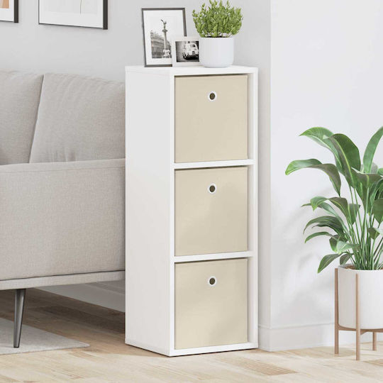 Storage Drawer Wooden with 3 Drawers M30.5xW27xH84.5cm