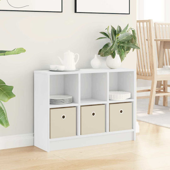 Wooden Storage Drawer Chest with 3 Drawers M73.5xW22.5xH53.5cm