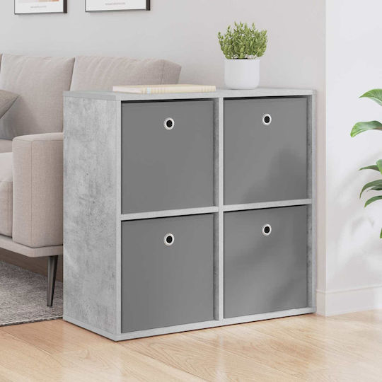 Wooden Storage Drawer Chest with 4 Drawers M68.5xW32xH67cm