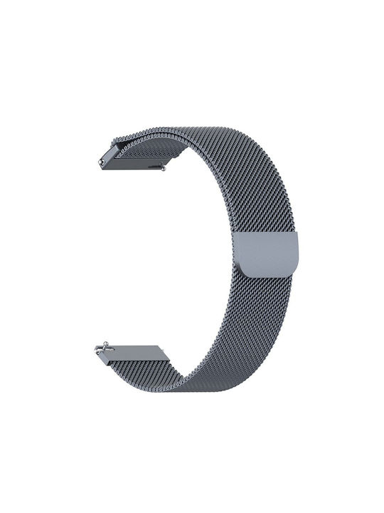 Milanese Rostfreier Stahl Tragbare Bänder Magnetischer Verschluss Garmin Venu 2 Plus Blau
