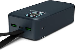 Port Designs 30000mAh Schwarzes Power Bank