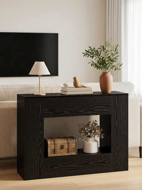 Konsolentisch Aus Holz Schwarz Eiche M101xB30xH...