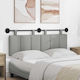 vidaXL Fabric Bed Headboard Pillow 130x55cm
