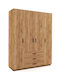 Four Door Wardrobe Nadil 160x50x200cm