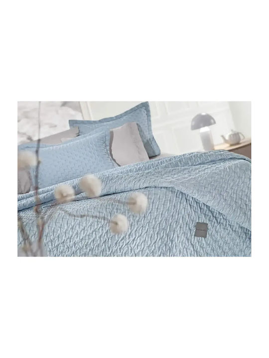 Guy Laroche Arden Arden Σετ Κουβερλί Υπέρδιπλο Microfiber Denim 220x240cm 2τμχ