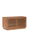 vidaXL Wooden Storage Box with Lid Brown 85x40x46cm