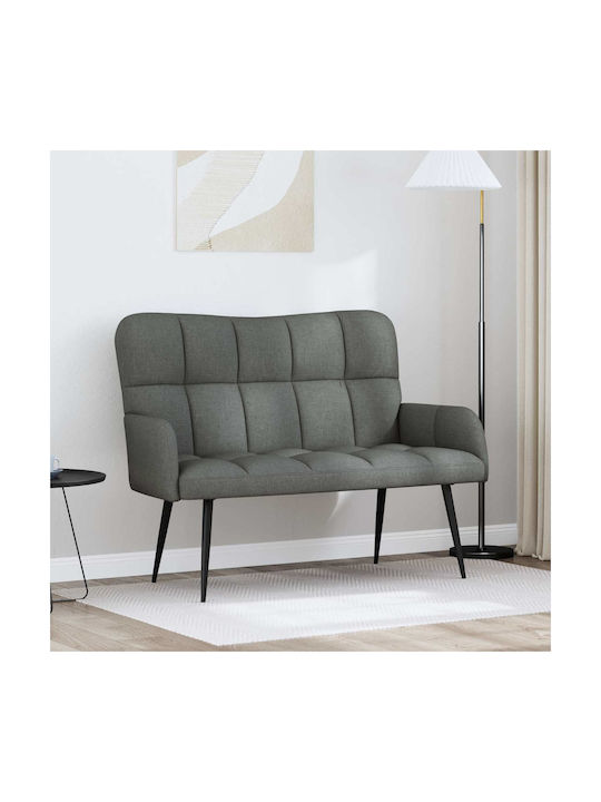 Двуместен Диван Сив 115x61x87см