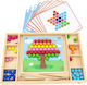Viga Wooden Fine Motor Skills Toy Beads & Cards