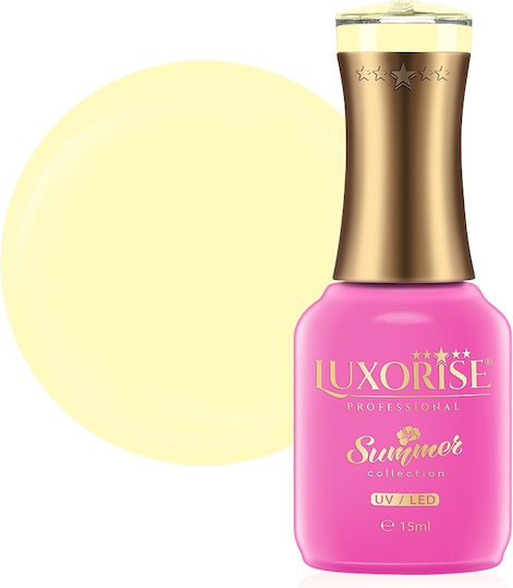 Luxorise Полутраен Лак За Нокти Лятна Колекция Tequila Sunrise 15мл