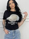 Γυναικείο T-shirt Black