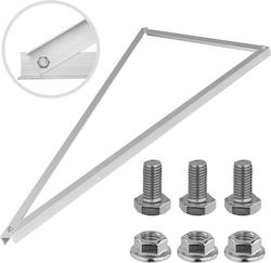 Mounting Triangle Photovoltaic Panels 15-degree Vertical Angle 3 M10x20mm Screws Mounting Triangle Photovoltaic Panels 15-degree Vertical Angle 3 M10x20mm Screws