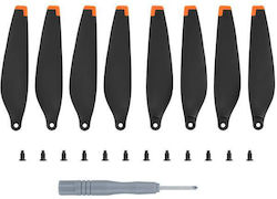 Dji Mini 3 Drone 8pcs Set 6030f Propeller Blades Low Noise Wings Screwdrivers Color Orange Tip