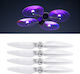 Dji Air 3 Startrc 2 Paare Farbige Led Blitzlampe Leise Propeller Transparente