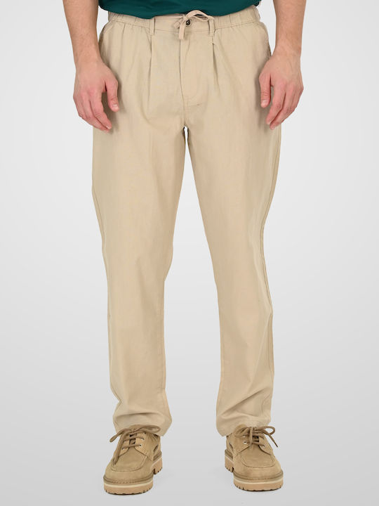 Double Chino Trousers Beige