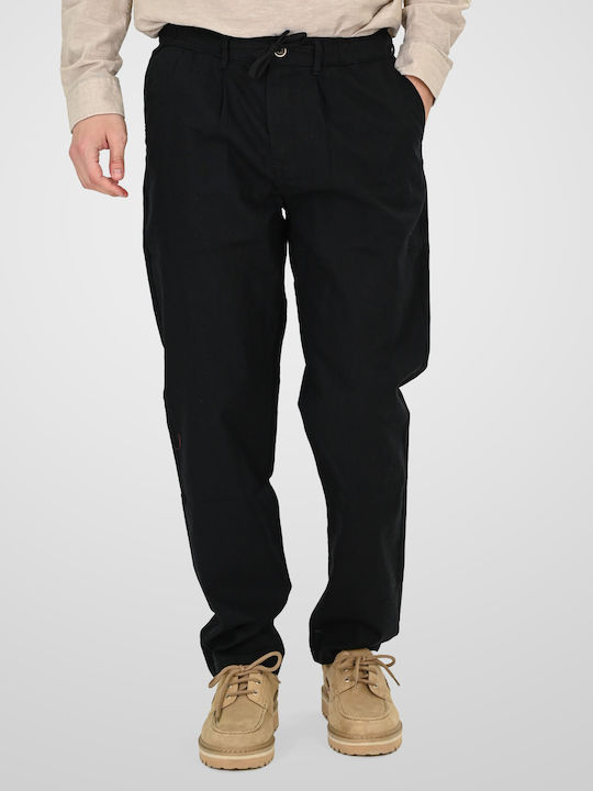 Double Chino Trousers Black