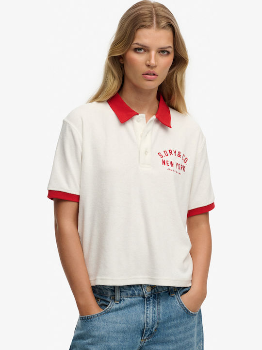 Heritage Women's Sports Polo Blouse Cream