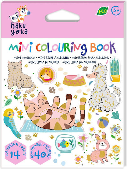Play N Colour Mini Colouring Book Lovely Pets