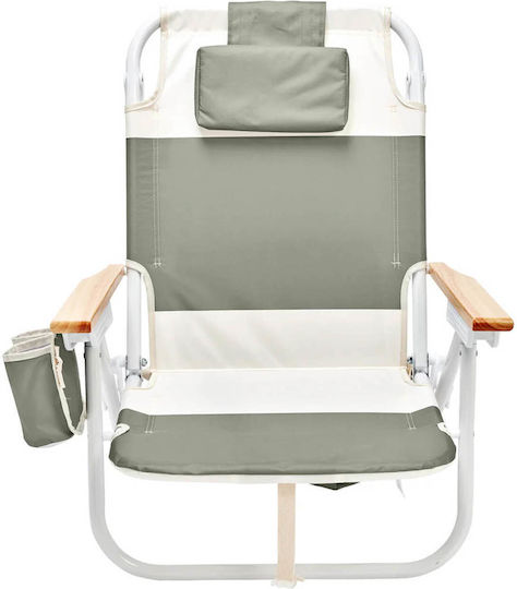 Sunnylife Deluxe Beach Chair Seagrass Sage Block Green 9339296072479