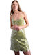 Summer Mini Evening Dress Green
