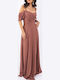 Rochie Maxi De Seară Bronzată