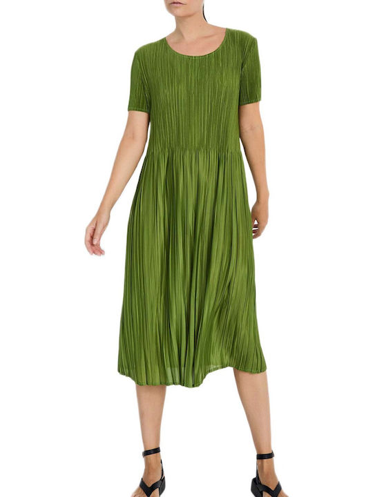 Skatie Rochie Satin All Day Verde