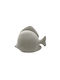 Inthebox Flux L Decorative Fish 35x11x26cm Polyresin White 034304