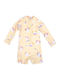Filibabba Kids One-Piece Swimwear With Long Sleeve Yellow