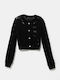 Kinder-Strickjacke Schwarz