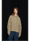 Ze Marze Damen Strickjacke Beige