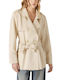 Damen Beige Mantel