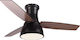 Aca Deckenventilator mit Leuchte Braune / Schwarze