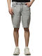 Men's Gray Denim Shorts
