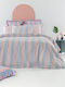Palamaiki City Life Cl200 Bed Sheets Set King Size 270x260cm Multicolour 4 Pieces