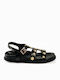 Women's Flat Sandals Flatforms Black