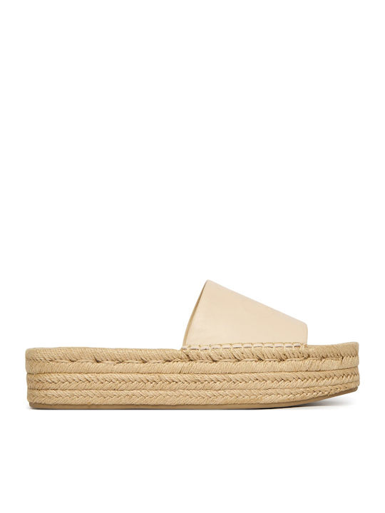Calvin Klein Γυναικεία Σανδάλια Flatforms Ροζ