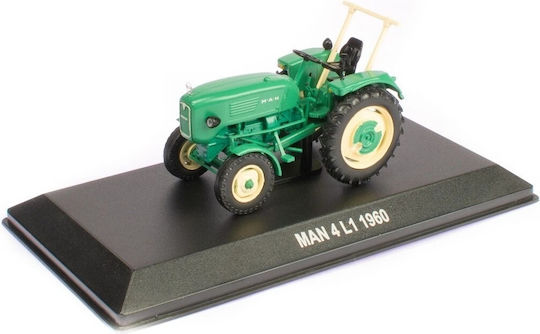 Model Tractor Bărbat 4 L1 1960 Scara 1:43 Verde Replica Metalică